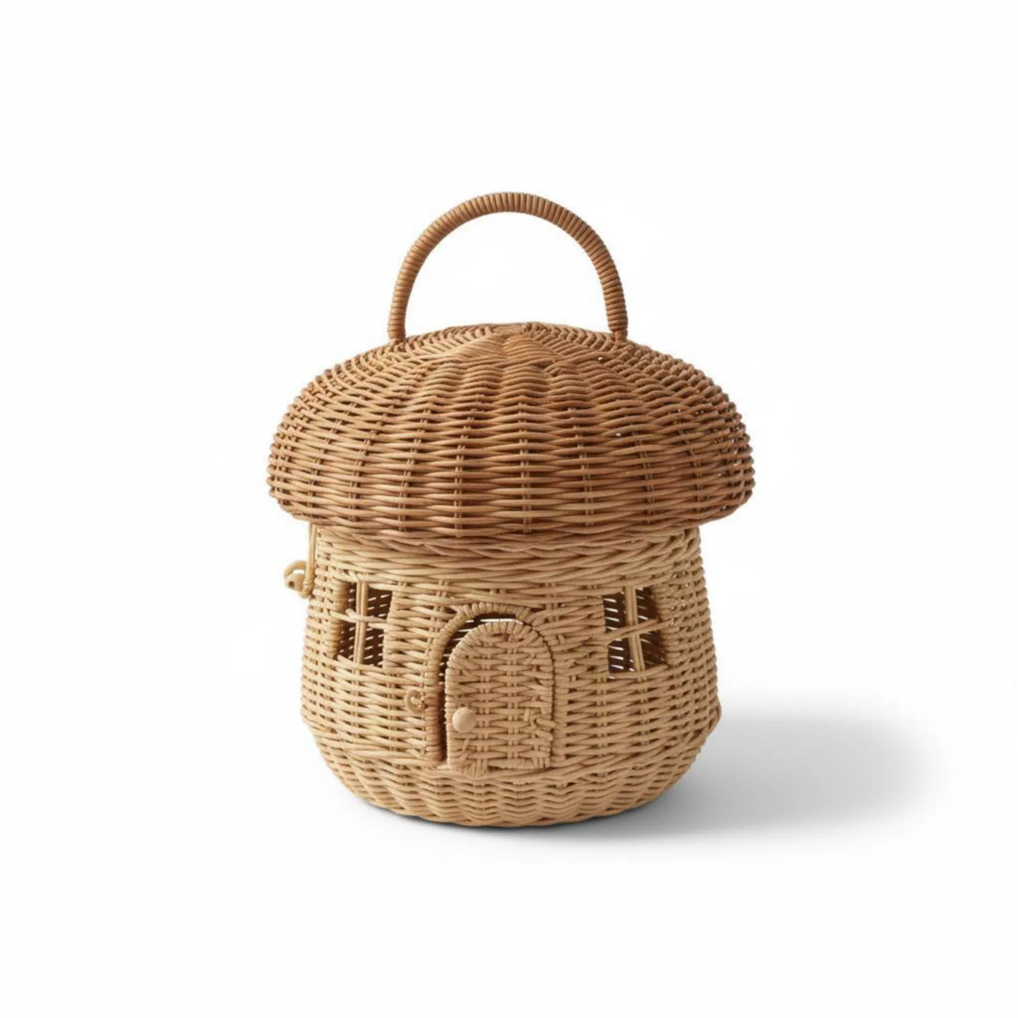 ANIXOL Acorn Rattan Basket with Lid | Kohl's