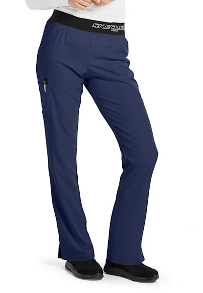 Vitality 3 Pocket Logo Waist Pants | Scrubs & Beyond