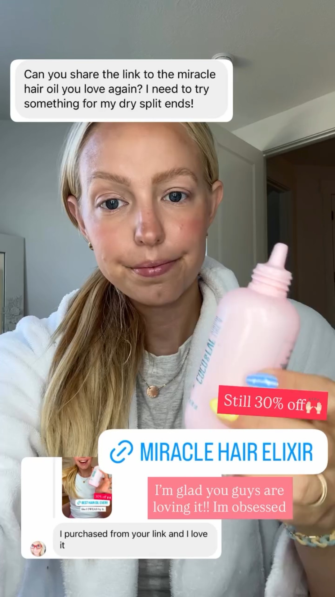 Still 30% off🙌🏻 I’m glad you guys are loving it!! Im obsessed