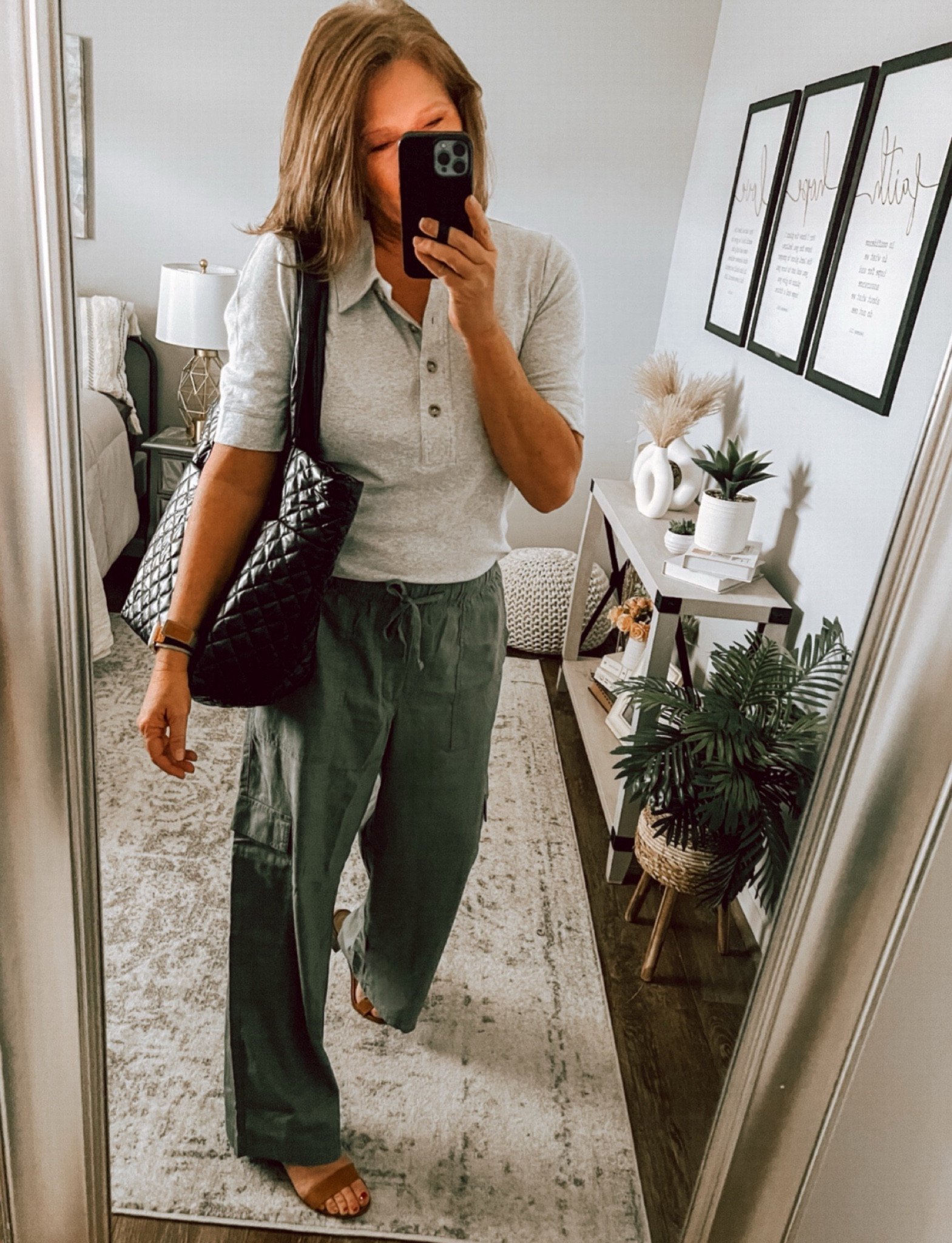 These wide leg linen utility pants are 💯 fabulous from Gap Factory! These are new arrivals, fits tts, more colors, and on sale. Polo sweater from Banana Republic Factory on sale, more colors. Tote from Amazon 

Casual outfit, business casual, casual workwear, wide leg pants, spring outfit, linen pants, sale, amazon finds, fashion over 40

#LTKfindsunder50 #LTKstyletip #LTKsalealert