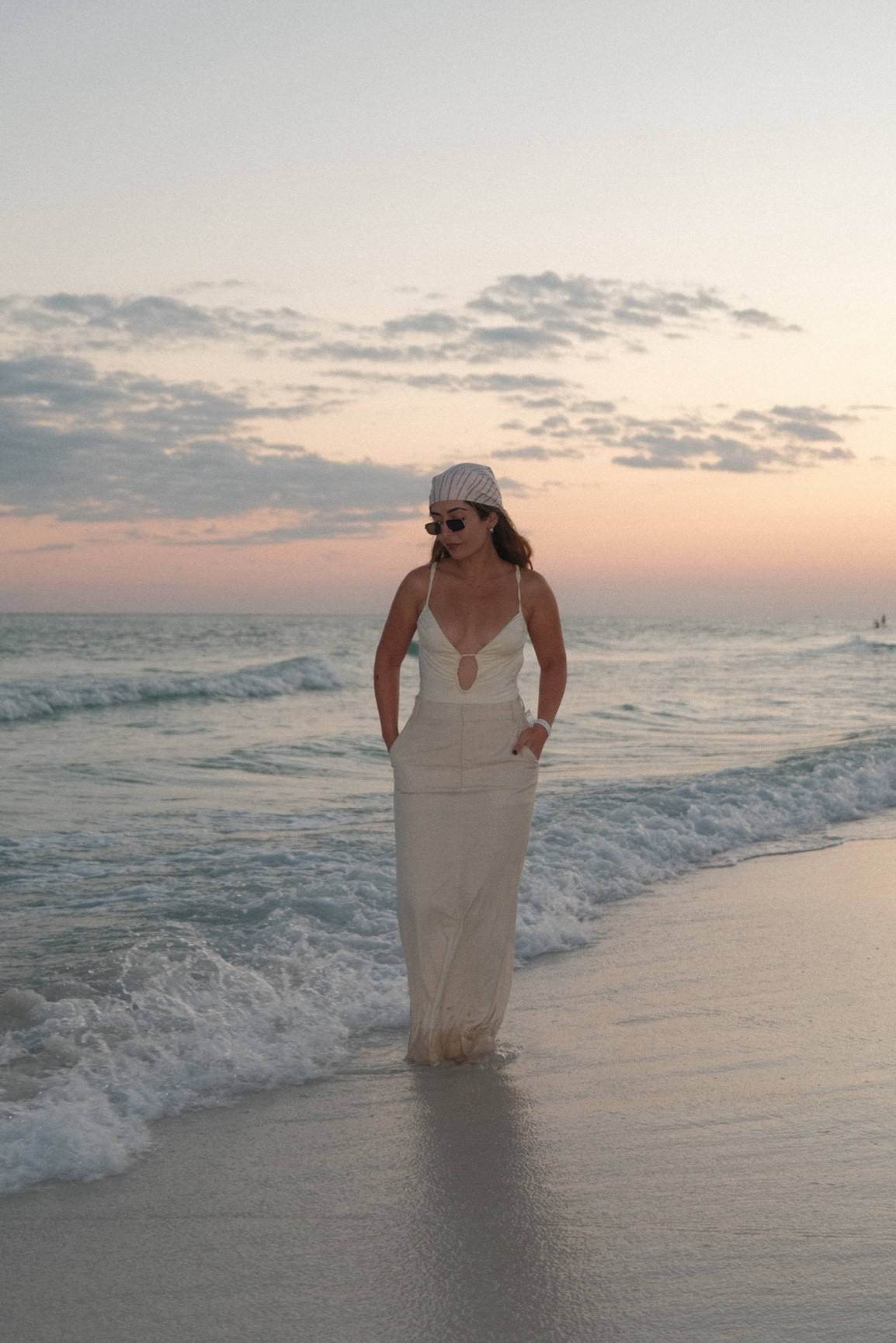 Beach Outfit ✨🤍

#MaxiSkirt #Neutral #Aesthetic #Summer #Florida 

#LTKStyleTip #LTKTravel #LTKSeasonal