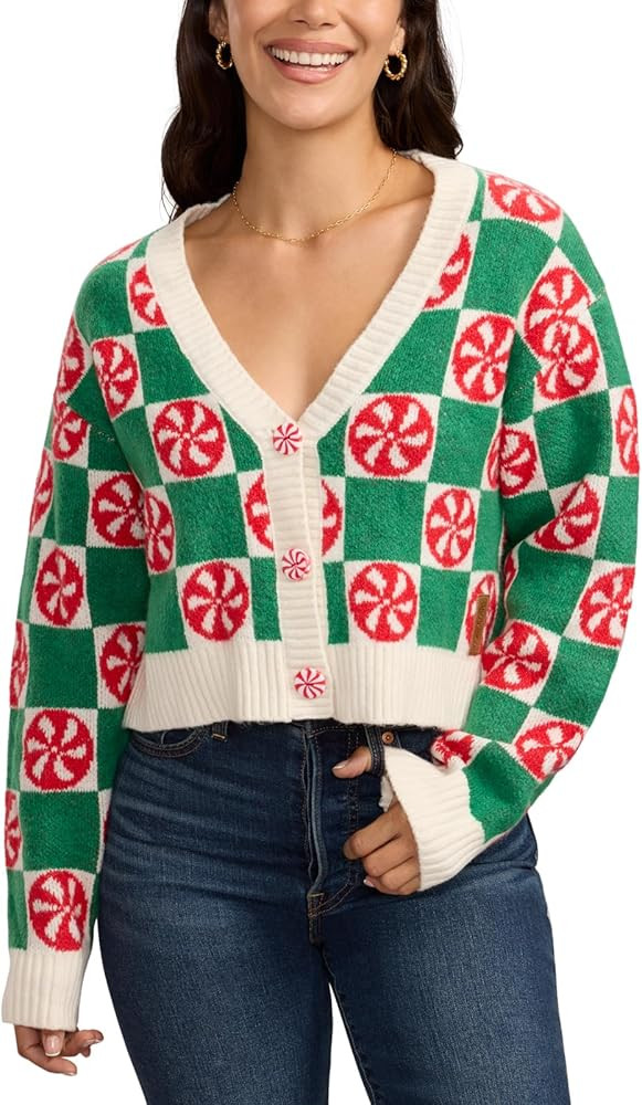 Tipsy Elves Women's Knit Cropped Christmas Sweaters - Cute and Festive Holiday Pullovers for Wome... | Amazon (US)
