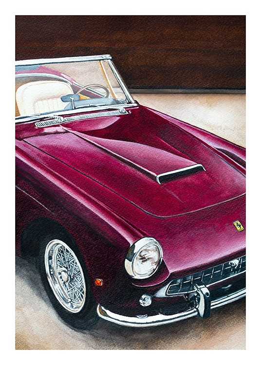 Julia Ockert - Ferrari Poster | Desenio