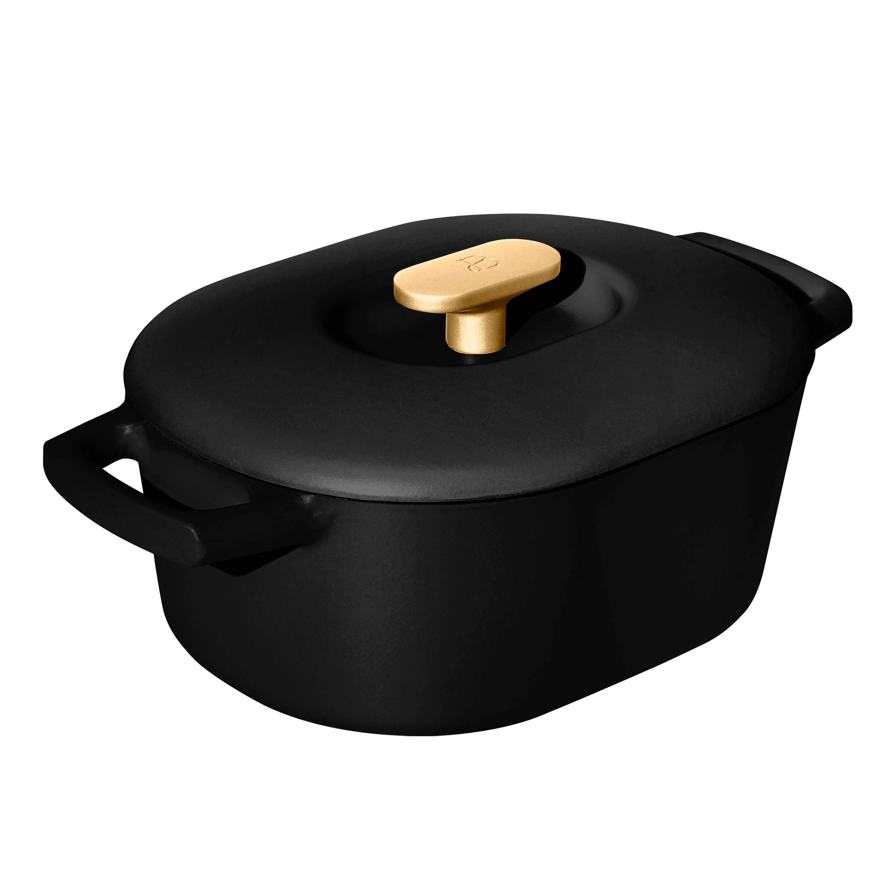 Beautiful 6 Quart Enamel Dutch Oven, Black Sesame by Drew Barrymore - Walmart.com | Walmart (US)