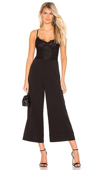 Brittany Jumpsuit in Black | Revolve Clothing (Global)