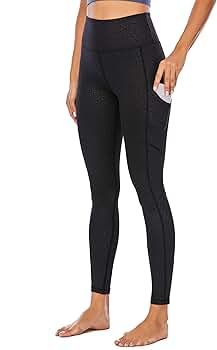 AOR Women's High Waist Yoga Pants Workout Leggings Tummy Control Compression Pants | Amazon (US)