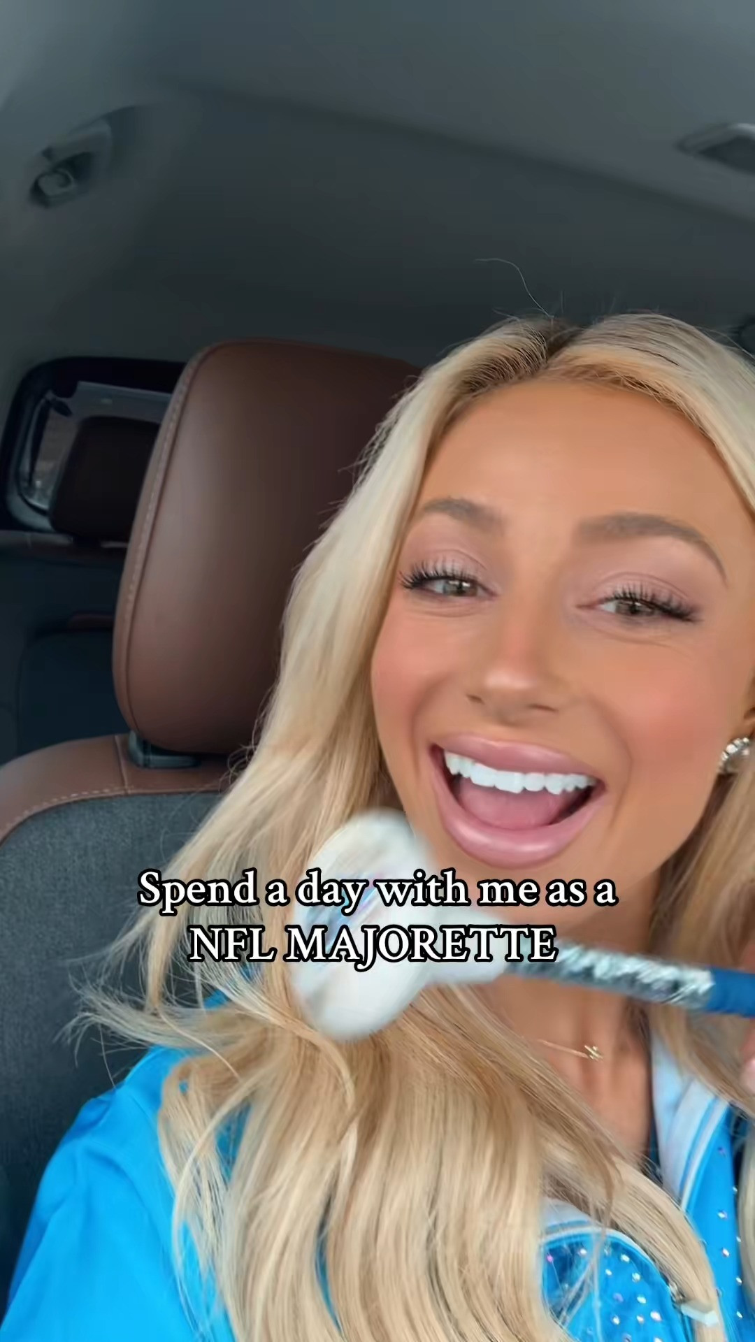 Spend a day with me as a NFL Majorette ✨💙 

 #LTKActive #LTKStyleTip #LTKBeauty