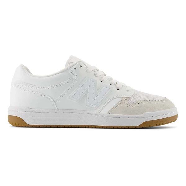 Men's New Balance 480 Shoes 8.5 White Tan | Scheels