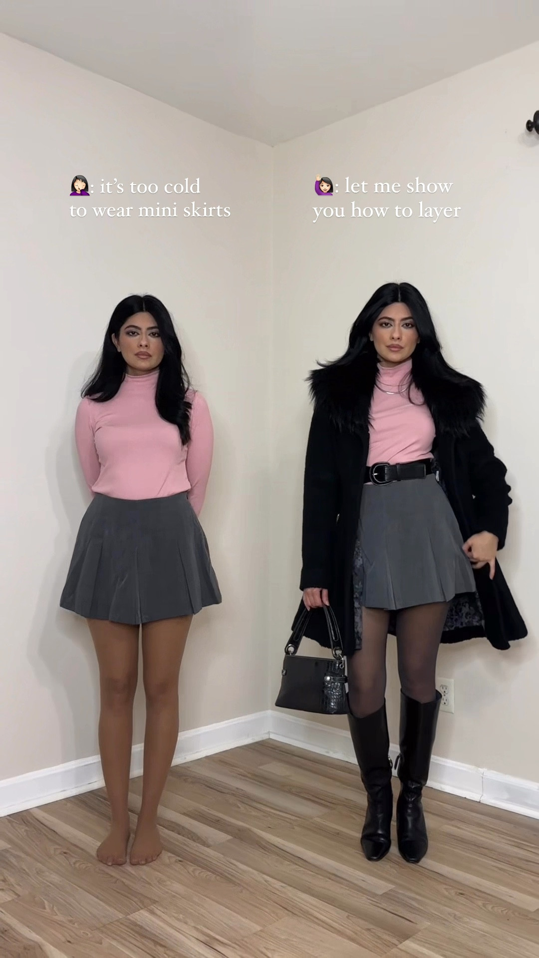 #winteroutfits #winterstyle #stylingtips #fashionhacks #falloutfit #autumnstyle #falltrends #autumnoutfit #howtostyle #simpleoutfit #miniskirts #tights #cardigan #boots #layering #neutralstyle #whattowear valentine’s day outfit, how to style mini skirt for winter, styling mini skirt outfits, how to layer for winter, winter fashion, cozy winter outfit, layering hacks, layering outfits for winter, styling outfits, outfit ideas, winter transitional outfit, outfit inspo, elevated outfit, wearing vS styling


#LTKSaleAlert #LTKShoeCrush #LTKStyleTip