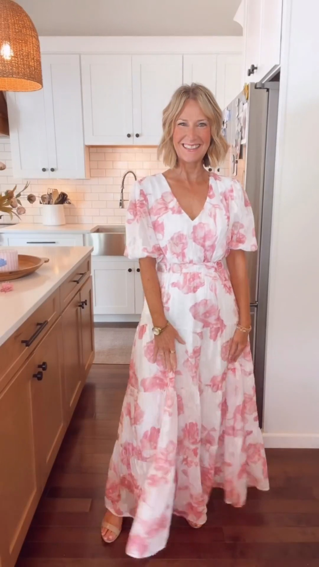 The perfect feminine summer dress with such an elegant feel.  Lightweight, flowy and so pretty for every special occasion 💕

#LTKgrwm #LTKOver40 #LTKPetite