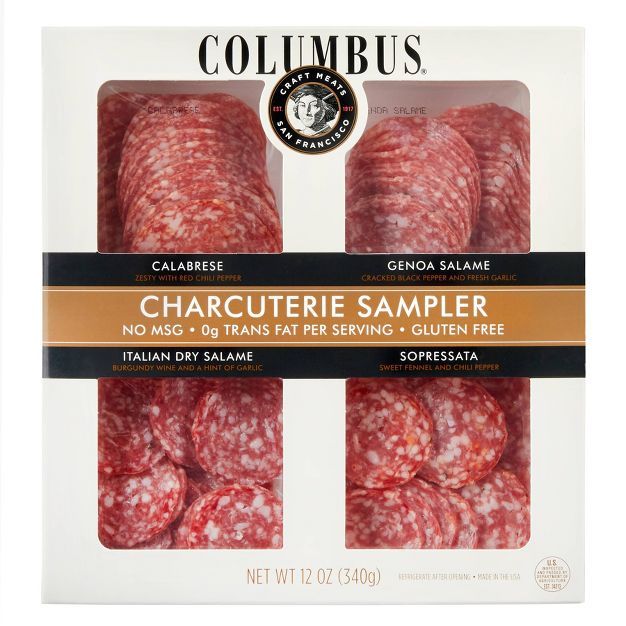 Columbus Charcuterie Sampler Deli Meats - 12oz | Target