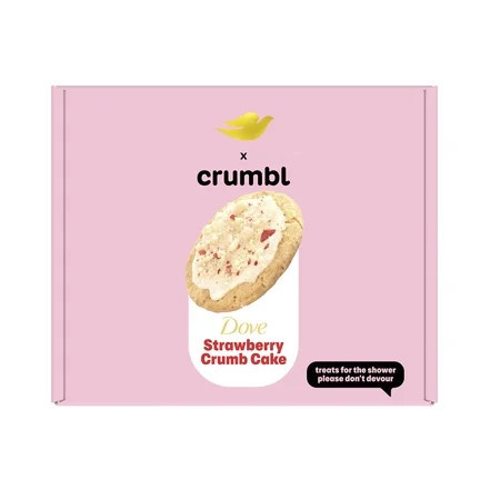 Dove Crumbl Limited Edition Body Care Gift Set Strawberry Crumb Cake, 4 Count | Walmart (US)