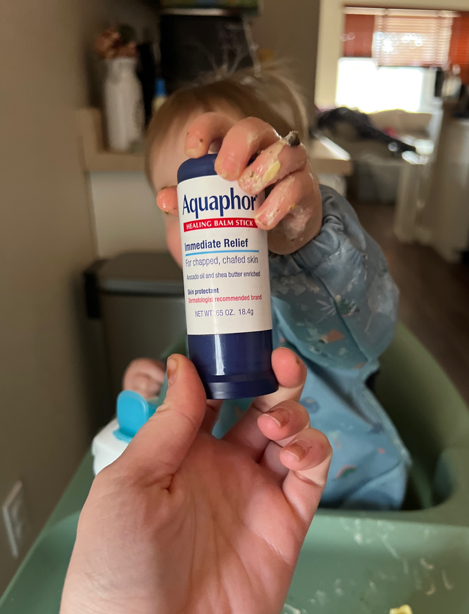 This has saved my baby’s cheeks! 
I put it on before meals (especially those that are super messy) and it protects his skin keeping a barrier between the food and his face. Plus, his face doesn’t get as irritated when I have to wipe it off!

#LTKBaby #LTKKids