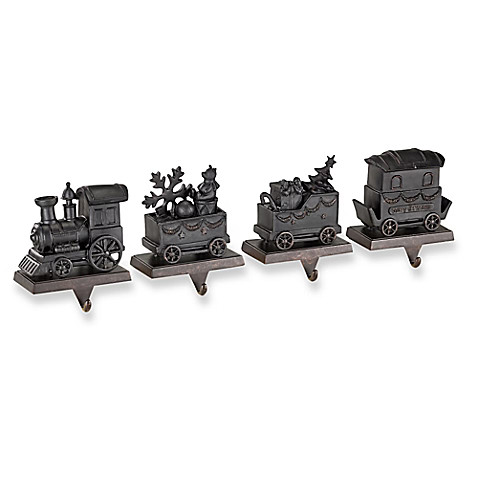 Train Stocking Hangers (Set of 4) | Bed Bath & Beyond