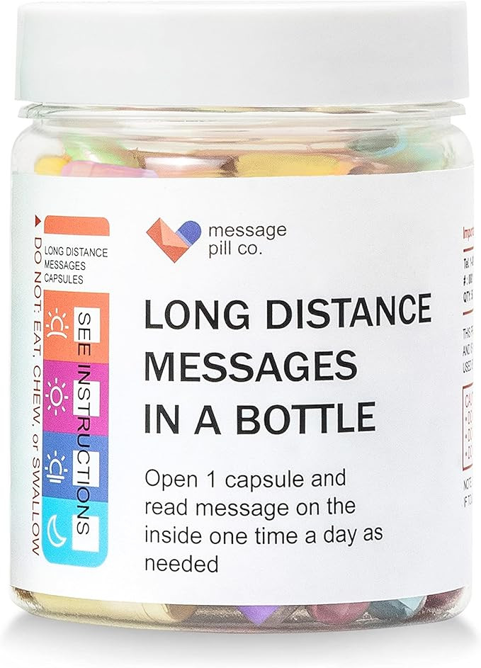 Long Distance Relationships Gifts Love Messages in a Bottle Gift for Boyfriend or Girlfriend (50P... | Amazon (US)