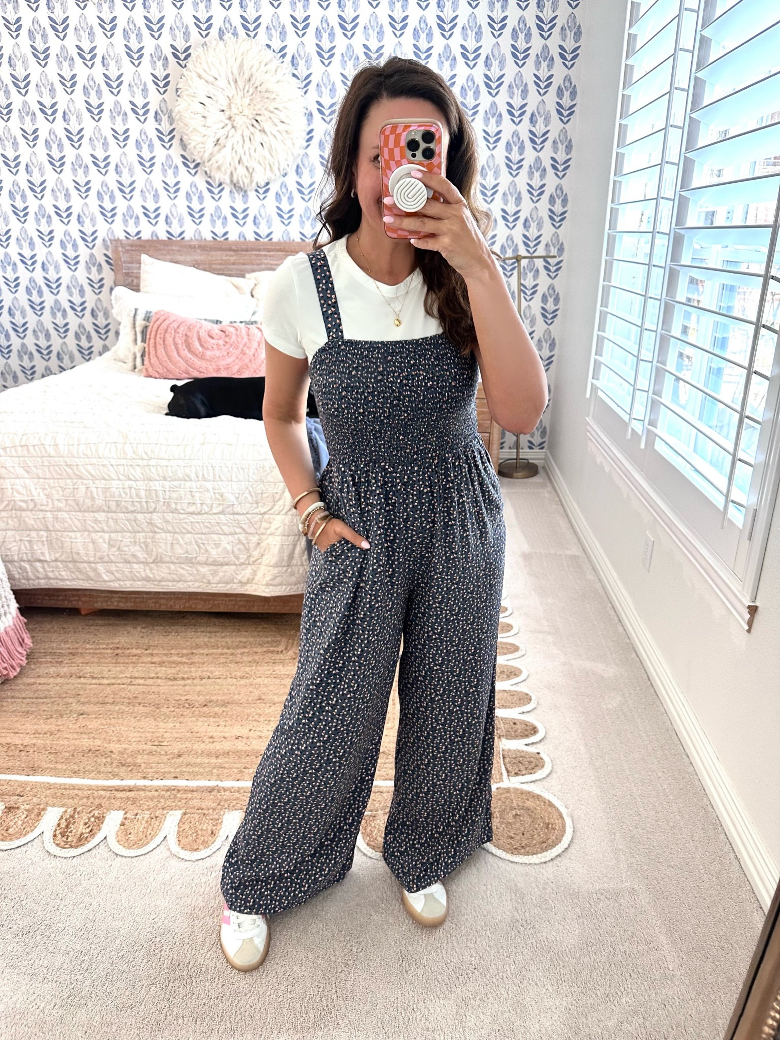 One of my favorite Amazon finds! I have this jumpsuit in several colors/patterns! Comfy and easy to dress up or down! Wearing a medium.
.


#LTKFindsUnder50 #LTKStyleTip #LTKOver40