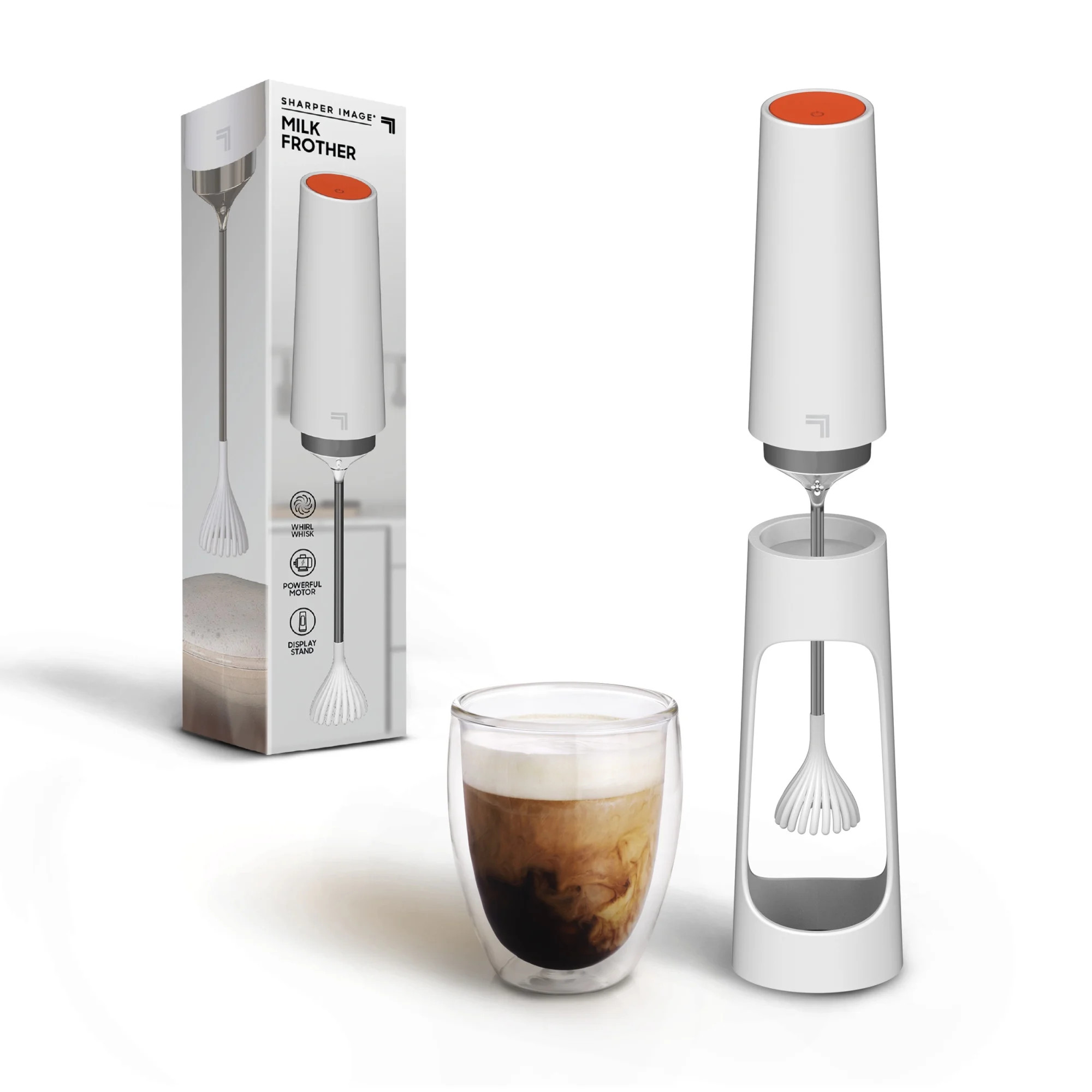 Sharper Image Milk Frother For Dense and Long Lasting Foam Creation - Walmart.com | Walmart (US)