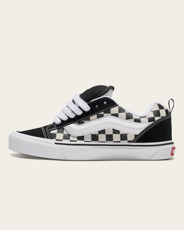 Vans Knu Skool Checkerboard Shoes (Black / White) - 11.5 Men 13.0 Women | Vans (US)