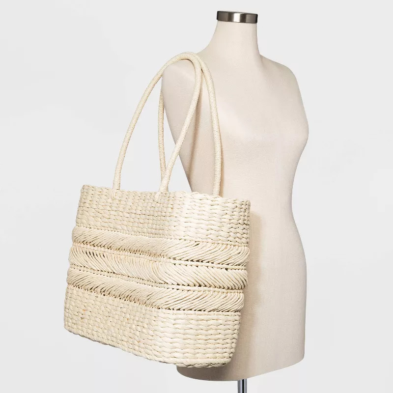 Straw Tote Handbag - A New Day™ | Target