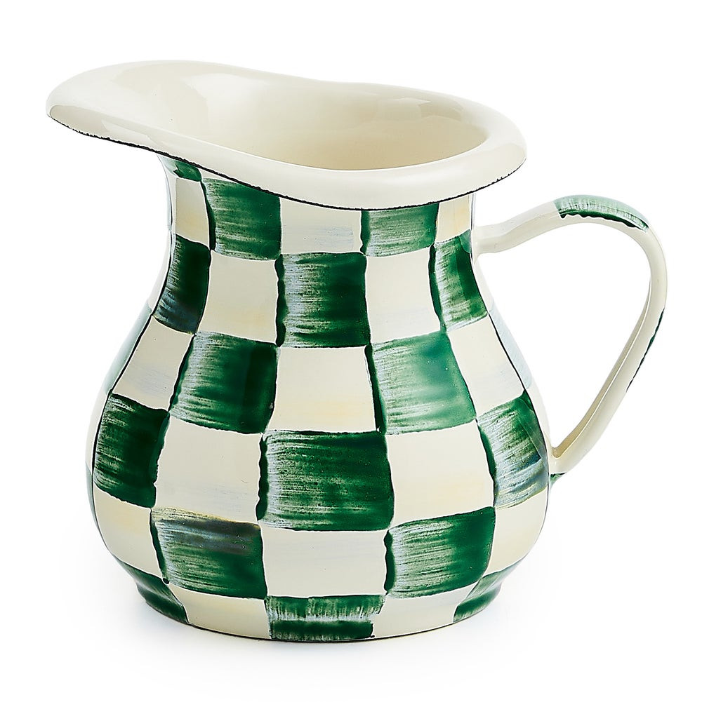 Emerald Check Creamer | MacKenzie-Childs