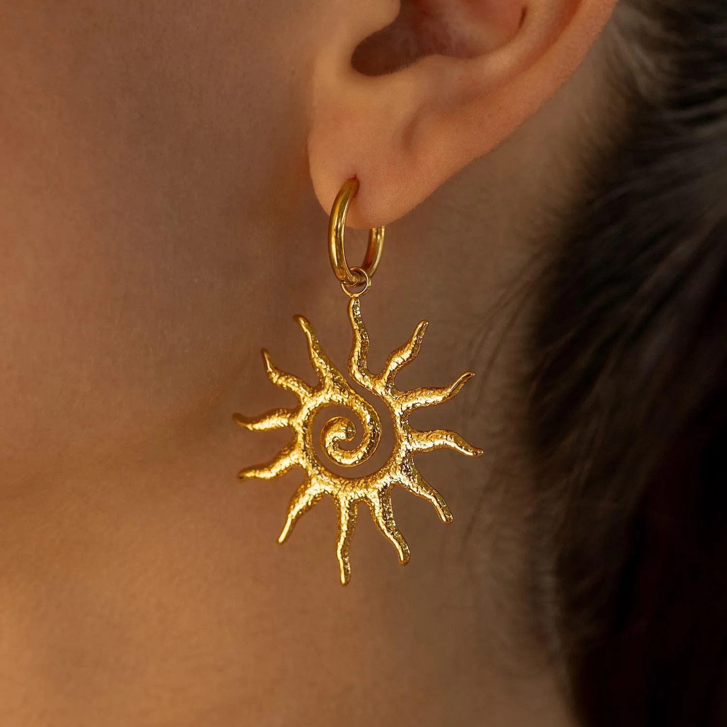 Solana Sun Earrings | ALCO Jewelry