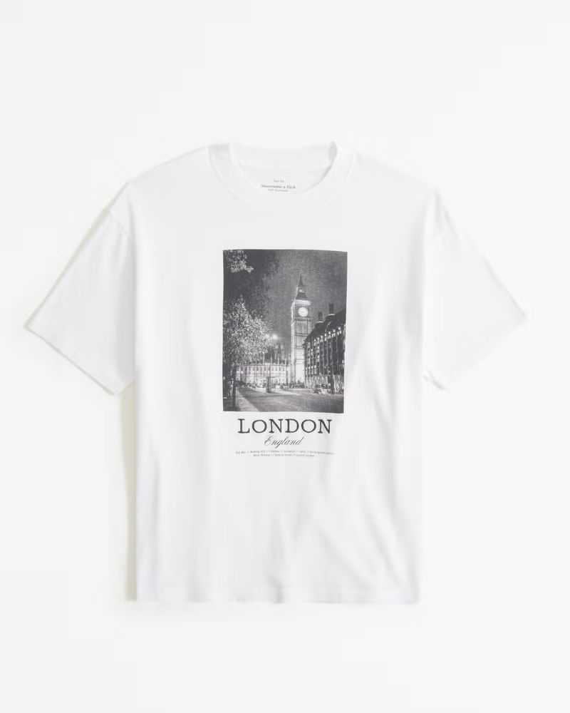 London Graphic Easy Tee | Abercrombie & Fitch (US)