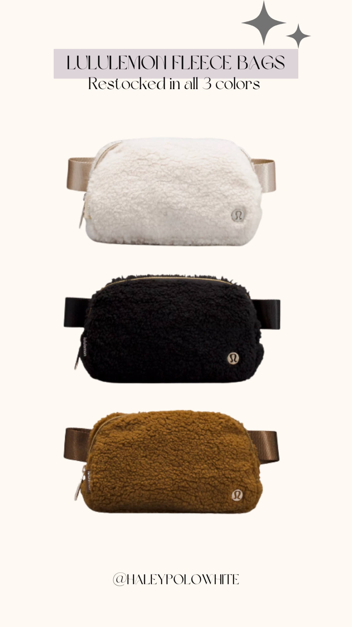 Restocked fleece bags! If you’ve been wanting one, get it now! These sell out quick! 

#LTKHoliday #LTKitbag #LTKSeasonal