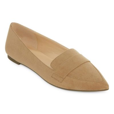 a.n.a Womens Glen Ballet Flats Slip-on Pointed Toe | JCPenney