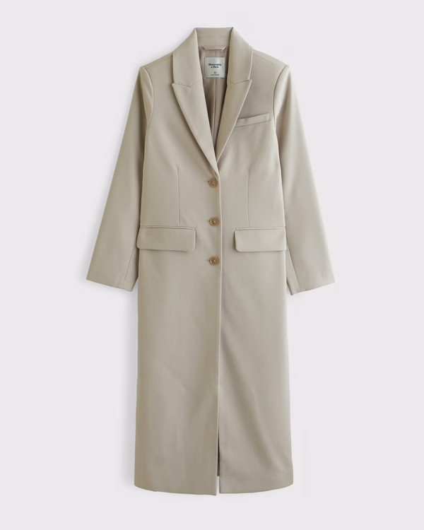 Women's Suiting Topcoat | Women's Coats & Jackets | Abercrombie.com | Abercrombie & Fitch (US)