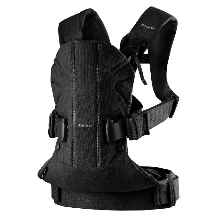 BabyBjorn Baby Carrier One Cotton - Black | Target