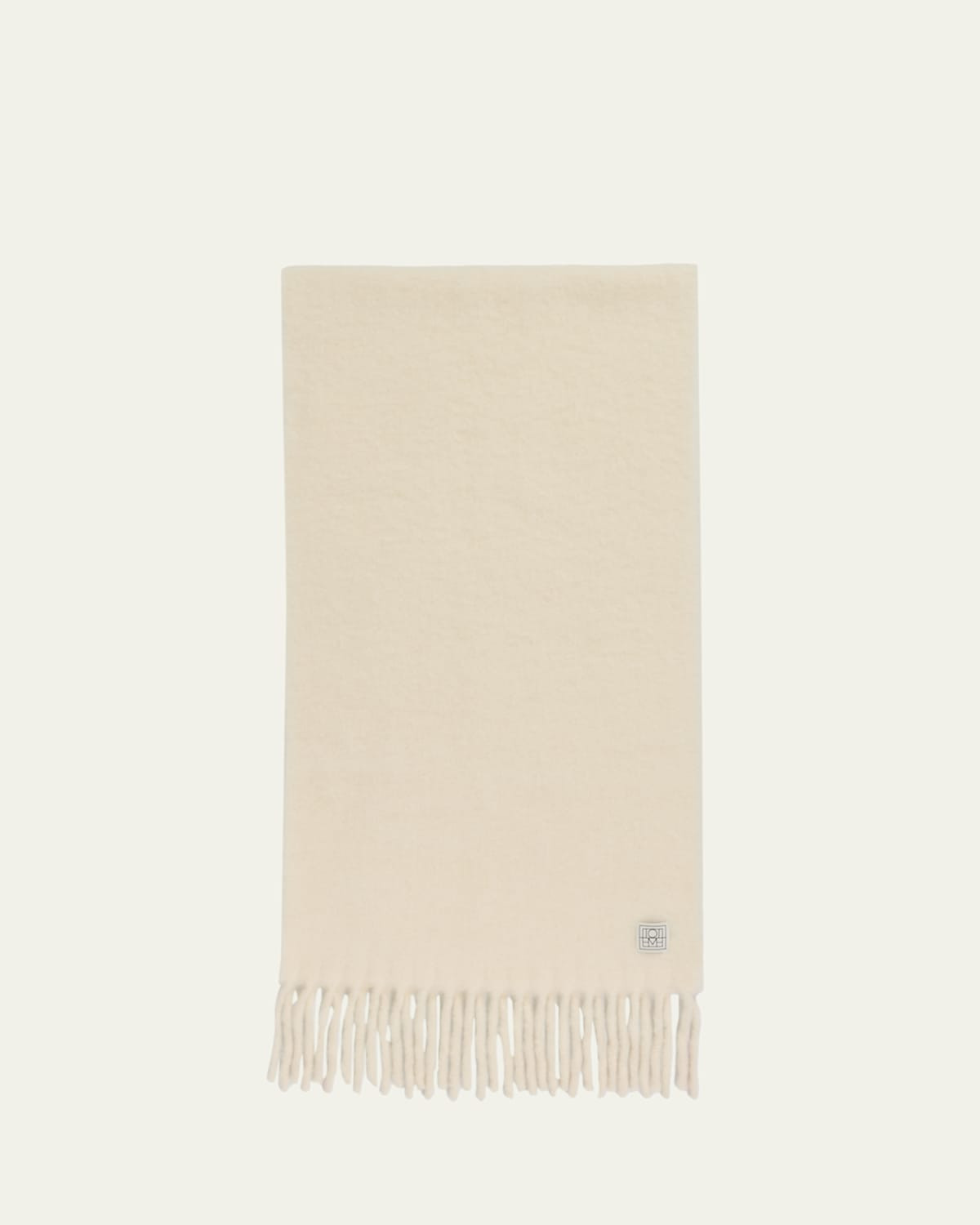 Fuzzy Alpaca-Blend Scarf | Bergdorf Goodman