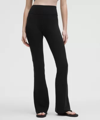 Groove Hose mit ausgestelltem Bein und hohem Bund aus Nulu | lululemon DE