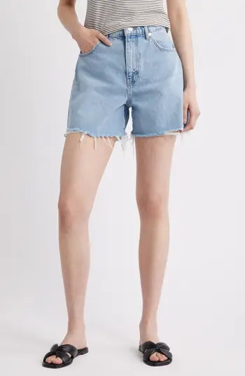 FRAME The Easy High Waist Cutoff Shorts | Nordstrom | Nordstrom