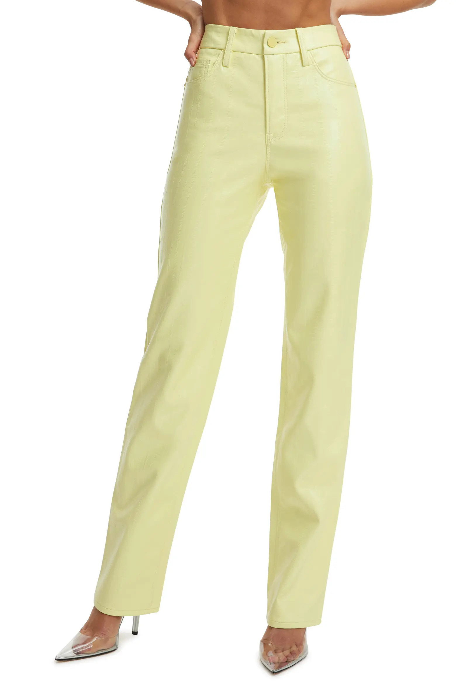 Good Icon Faux Leather Pants | Nordstrom Rack