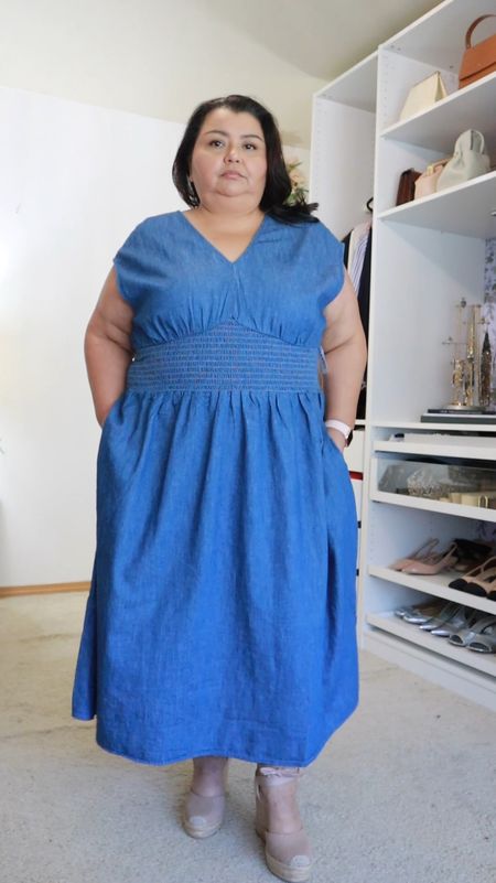 If you’re looking for a plus size denim dress that isn’t heavy like a denim dress, then try this one from Old Navy. It’s going to make an appearance at many an outdoor BBQ this Summer season.

#LTKplussize #LTKover40 #LTKSeasonal