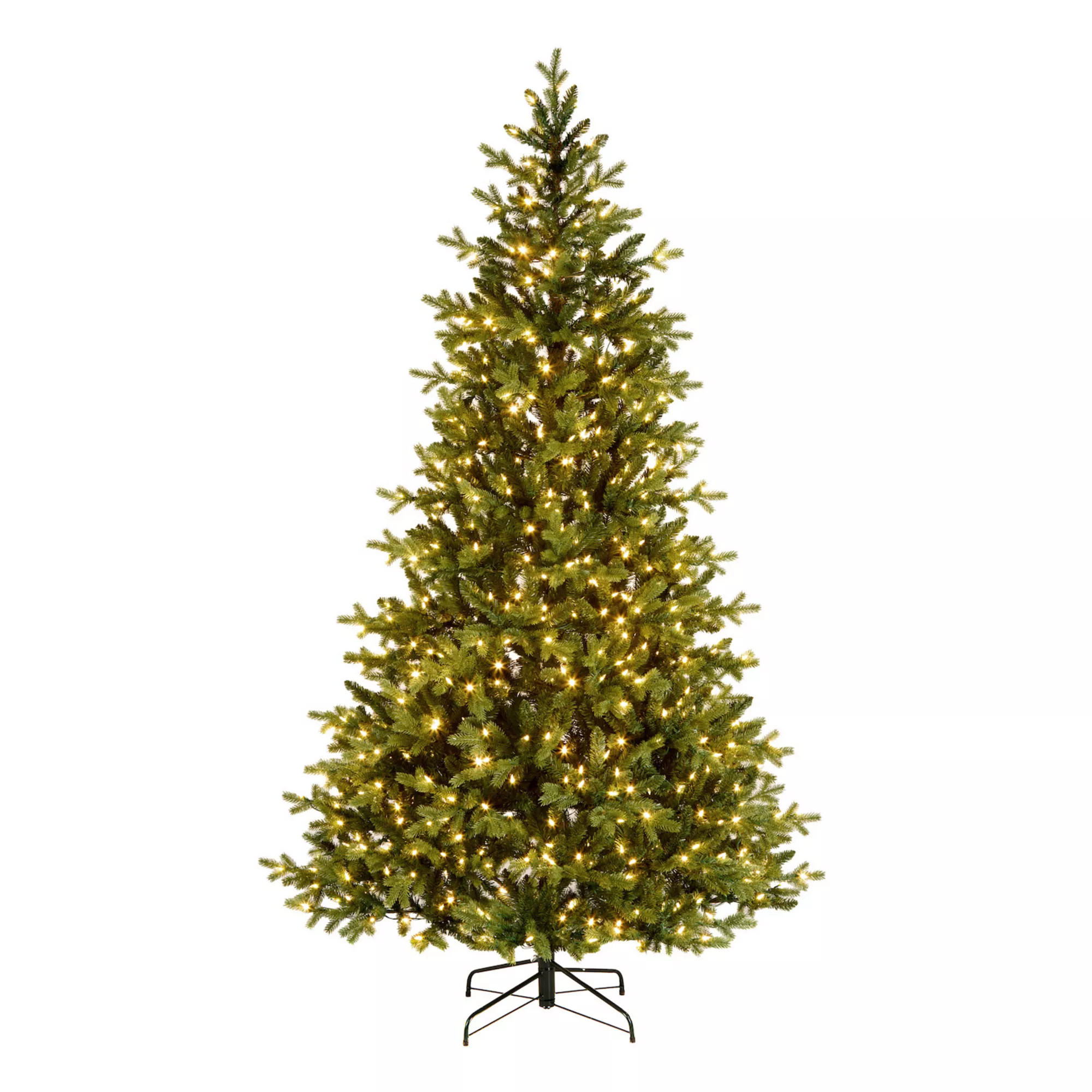 National Tree Company 7.5-ft. Artificial Amberwood Pine Christmas Tree with 750 LED Lights | Kohl's