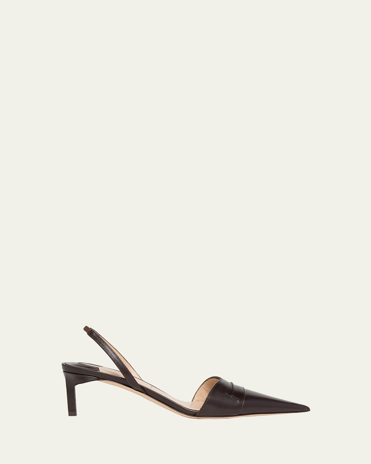 Eva Soft Calf Leather Slingback Pumps | Bergdorf Goodman