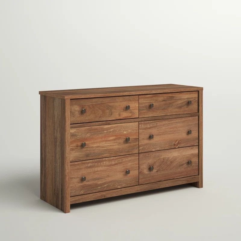 Newhaven 6 Drawer 50.55" W Double Dresser | Wayfair Professional