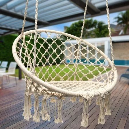 Sorbus Hammock Chair Macrame Swing | Walmart (US)