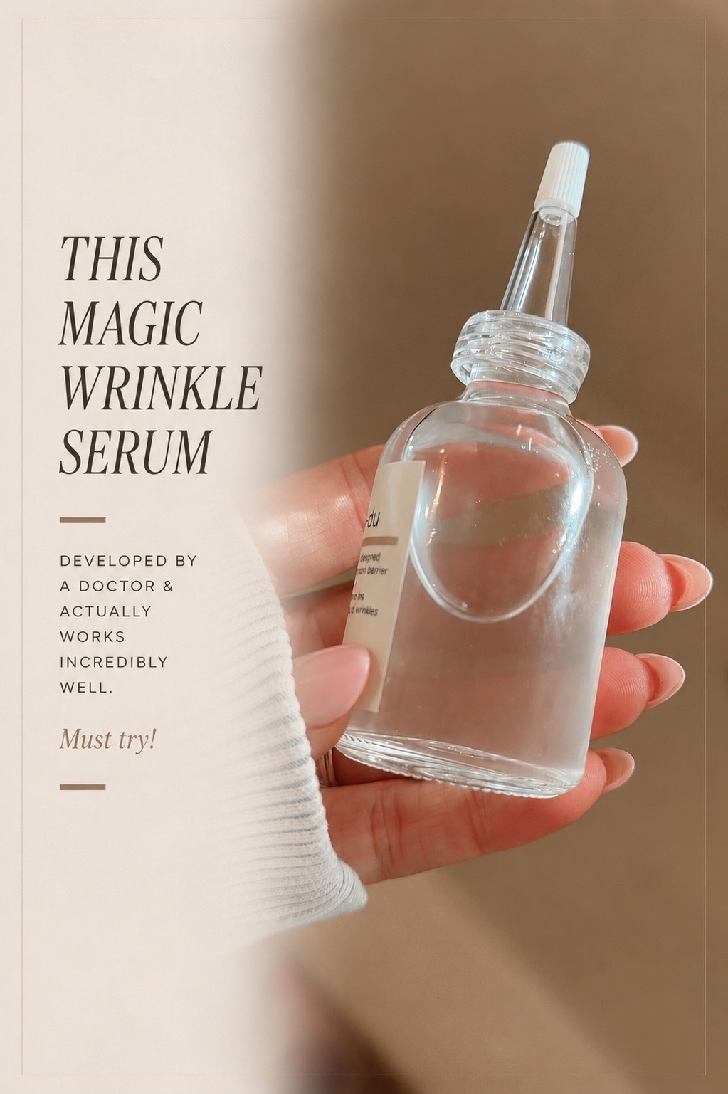 This anti wrinkle serum is magic! Highly rec- developed by a doctor!

#LTKBeauty #LTKOver40