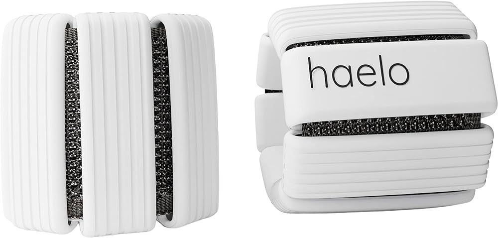 Haelo Hoops - Set of 2 (1lb Each) | Adjustable Wearable Wrist & Ankle Weights for Men and Women |... | Amazon (US)