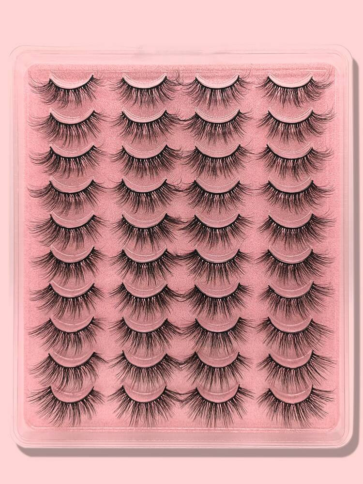 20pairs Cat Eye False Eyelashes | SHEIN