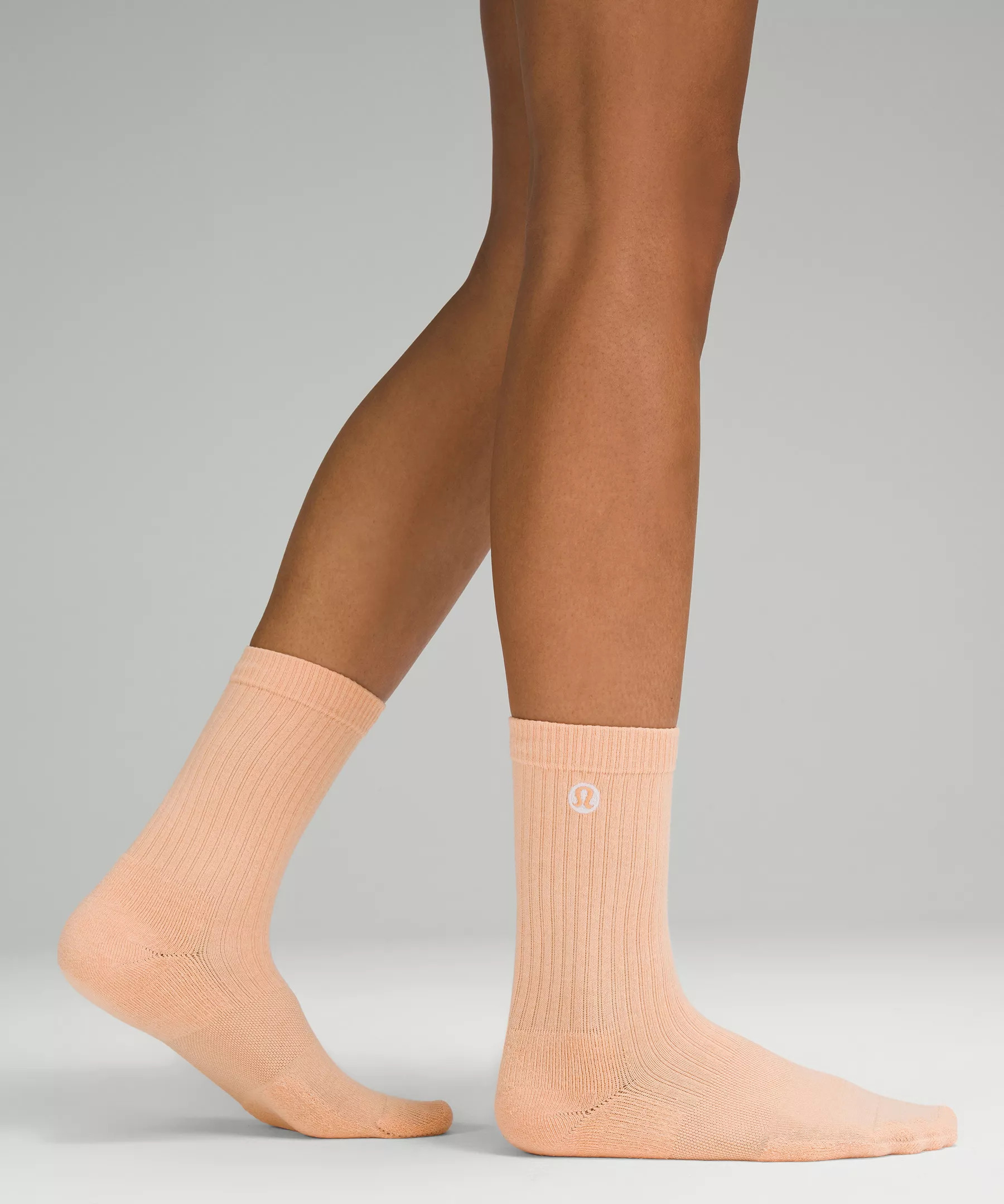 Women's Daily Stride Ribbed Comfort Crew Socks | Women's Socks | lululemon | Lululemon (US)