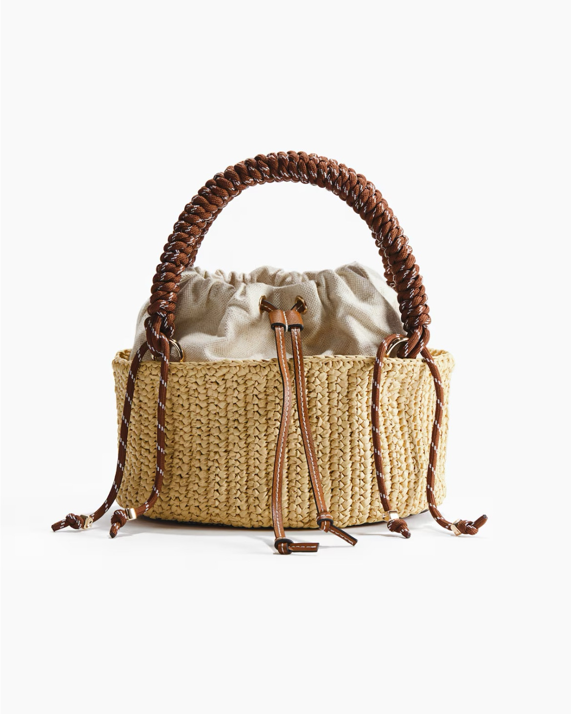 Raffia woven bucket bag 

#LTKSeasonal