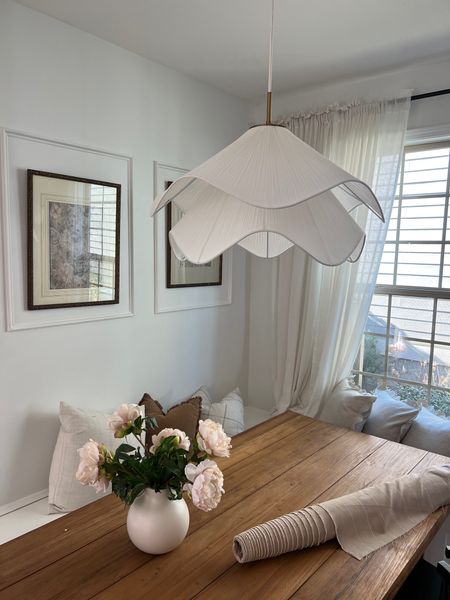 Light fixture faux peonies vase 

#LTKhome