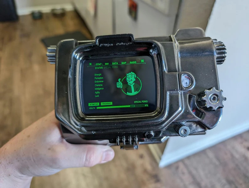 Pip-Boy 3000 kit with working Screen Fallout | Etsy (US)