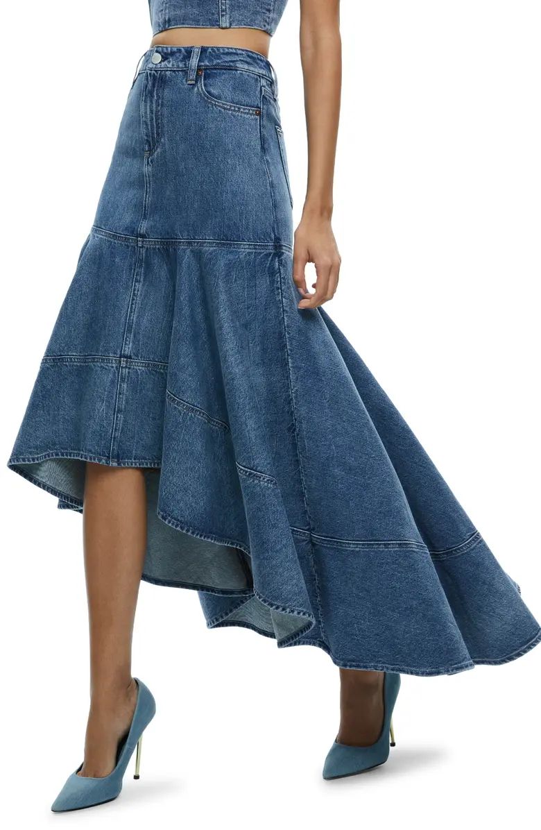 Donella High/Low Denim Skirt | Nordstrom