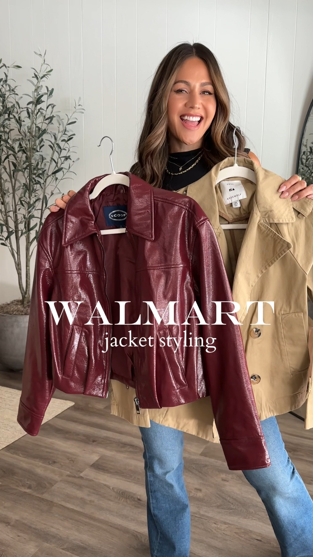 Team 🍒or 🧥?
Found the cuuuuuuutest jackets from @walmart!!  The quality is 10/10! Still can’t believe it’s from Walmart ! 
If you didn’t already know Cherry is THE fall color of the season! Wearing a small 
The crop trench coat is another wardrobe staple that’s here to stay! Wearing an XS.  Has an oversized fit . 
I’m 5’4”/130
Barrel neans / small 
Cuff able jeans / small (they have a lot of stretch) use code:  zoila25 to save some 💰 on the cuff jeans 🤌🏻

#LTKBacktoSchool #LTKU #LTKSeasonal