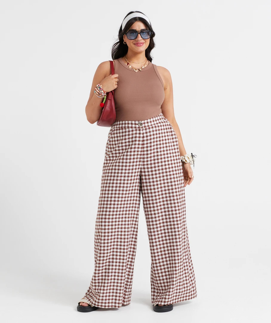 KYM TAILORED LINEN BLEND PANT | Sportsgirl