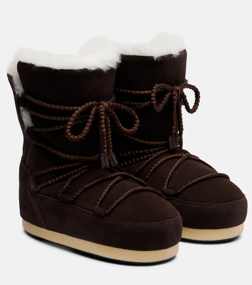 Moon Boot Botas de nieve EVX de ante con borrego | Mytheresa (INTL)
